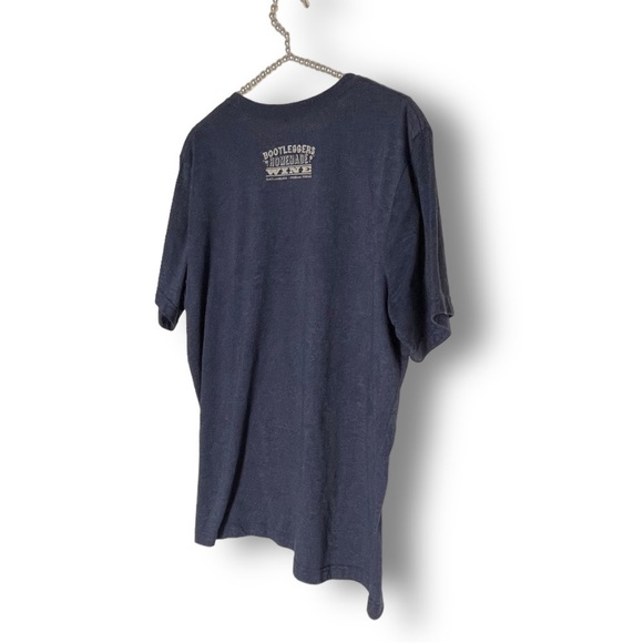 BOOTLEGGERS Homemade Wine Women’s Short Sleeve USA flag Wine Bottle T-shirt XL - Picture 10 of 10